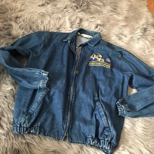 Washington redskins vintage denim chalk line